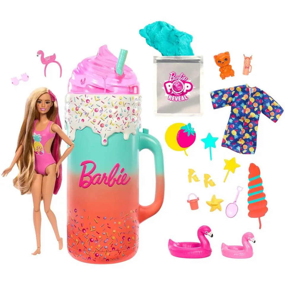 ⁨Barbie Pop Reveal Gift Set Tropical Smoothie HRK57 MATTEL⁩ at Wasserman.eu