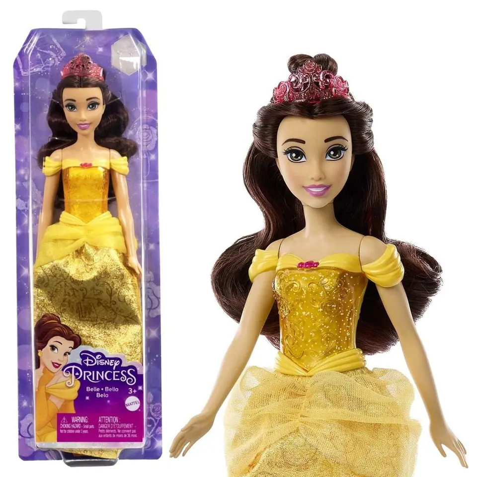 ⁨Disney Princess. Lalka Bella podstawowa HLW11⁩ w sklepie Wasserman.eu