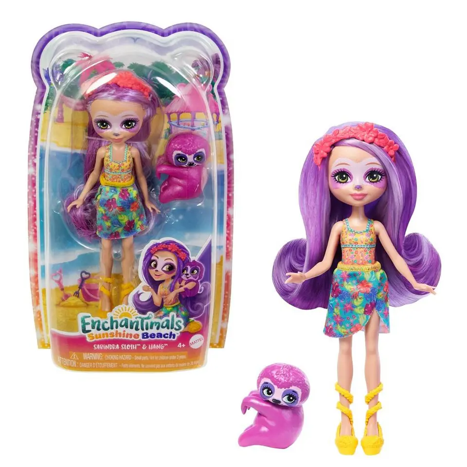 ⁨Doll Enchantimals and animal, Sloth⁩ at Wasserman.eu
