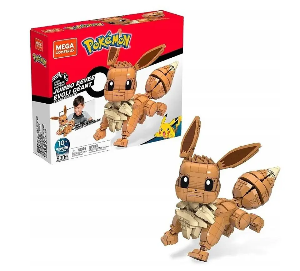 ⁨MEGA CONSTRUX Pokemon Jumbo Eevee GMD34 MATTEL p3⁩ at Wasserman.eu