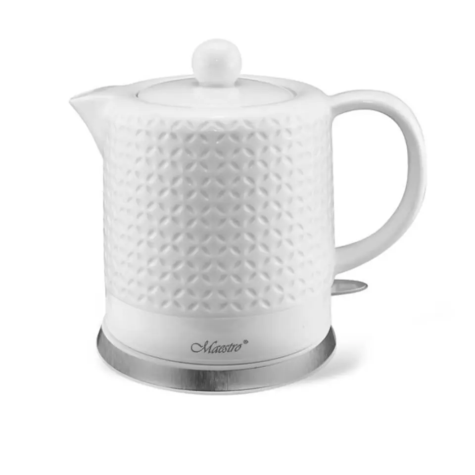 ⁨Feel-Maestro MR067 electric kettle 1.5 L White 1200 W⁩ at Wasserman.eu