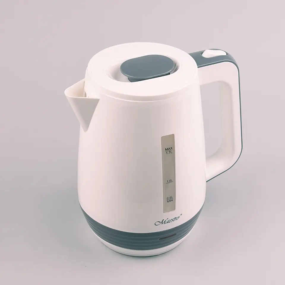 ⁨Feel-Maestro MR033 white electric kettle 1.7 L Grey, White 2200 W⁩ at Wasserman.eu
