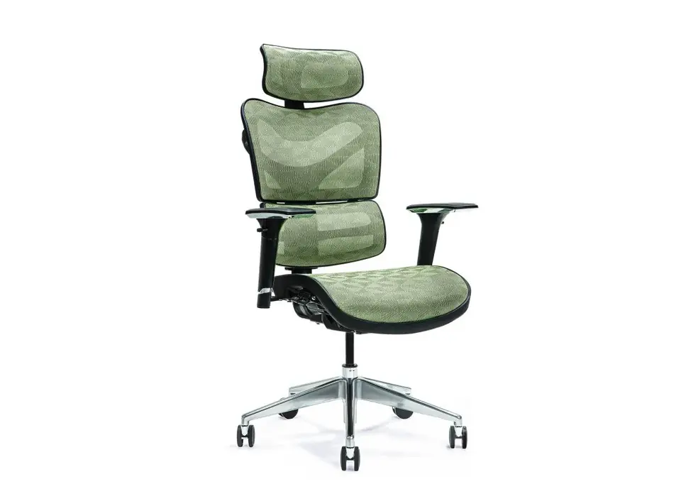 ⁨Ergonomic office chair ERGO 600 green⁩ at Wasserman.eu