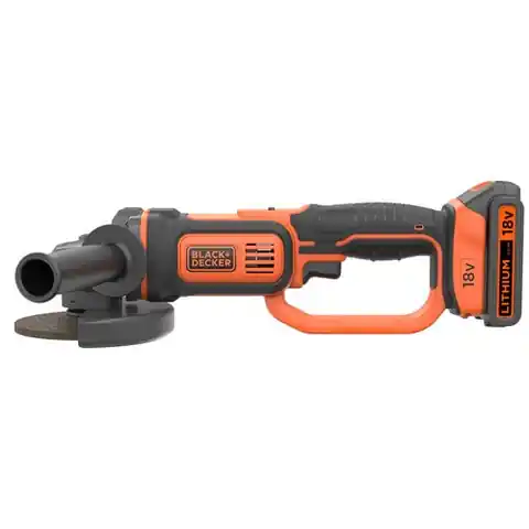 ⁨BLACK+DECKER ANGLE GRINDER 18V WITHOUT BATTERIES AND CHARGER BCG720N⁩ at Wasserman.eu