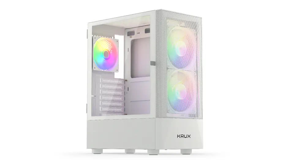 ⁨Obudowa KRUX Vako White RGB⁩ w sklepie Wasserman.eu