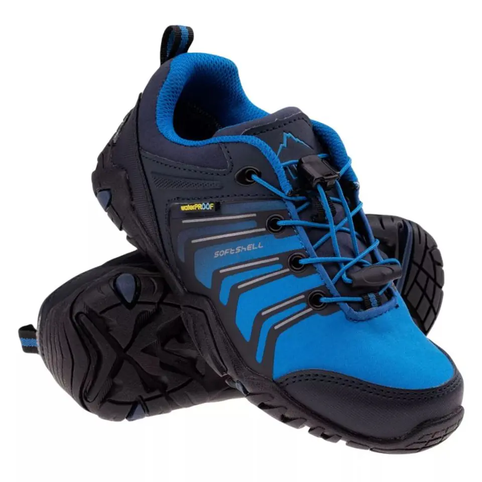 ⁨Buty Elbrus Erimley Low Wp Jr (kolor Czarny. Niebieski, rozmiar 32)⁩ w sklepie Wasserman.eu