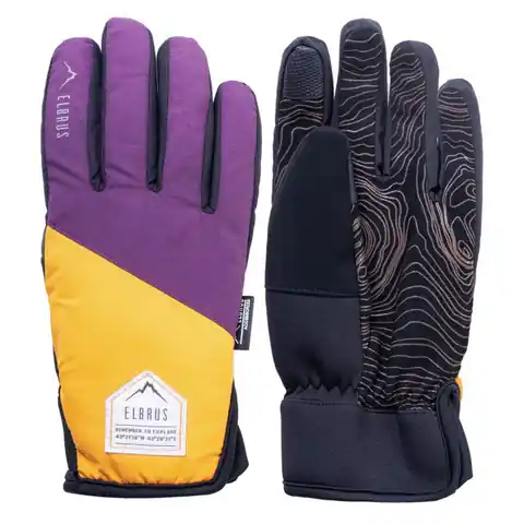 ⁨Rękawiczki Elbrus Pointe Wo's W (kolor Fioletowy. Żółty, rozmiar S/M)⁩ w sklepie Wasserman.eu