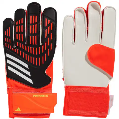 ⁨Rękawice bramkarskie adidas Predator Training JR (kolor Czarny. Pomarańczowy, rozmiar 3.5)⁩ w sklepie Wasserman.eu