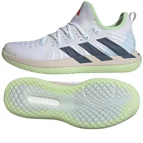 ⁨Buty do piłki ręcznej adidas Stabil Next Gen M (kolor Biały, rozmiar 45 1/3)⁩ w sklepie Wasserman.eu