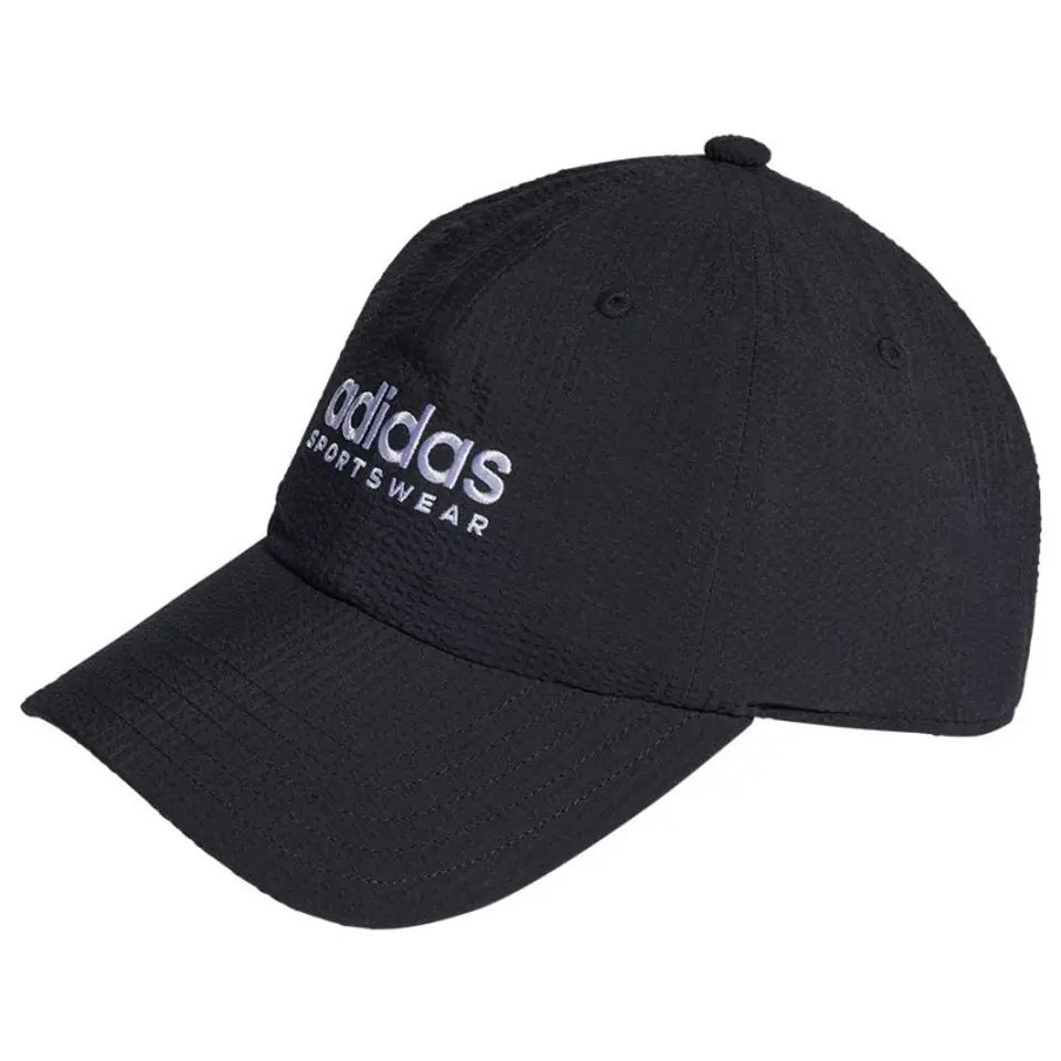 ⁨Czapka z daszkiem adidas Dad Cap Seersuc (kolor Czarny)⁩ w sklepie Wasserman.eu