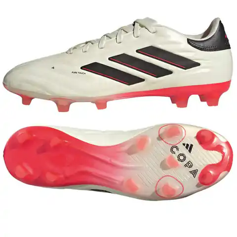 ⁨Buty adidas Copa Pure.2 Pro FG (kolor Biały. Czarny. Czerwony, rozmiar 46)⁩ w sklepie Wasserman.eu