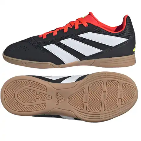 ⁨Buty adidas Predator Club IN Jr (kolor Biały. Czarny. Czerwony, rozmiar 33)⁩ w sklepie Wasserman.eu