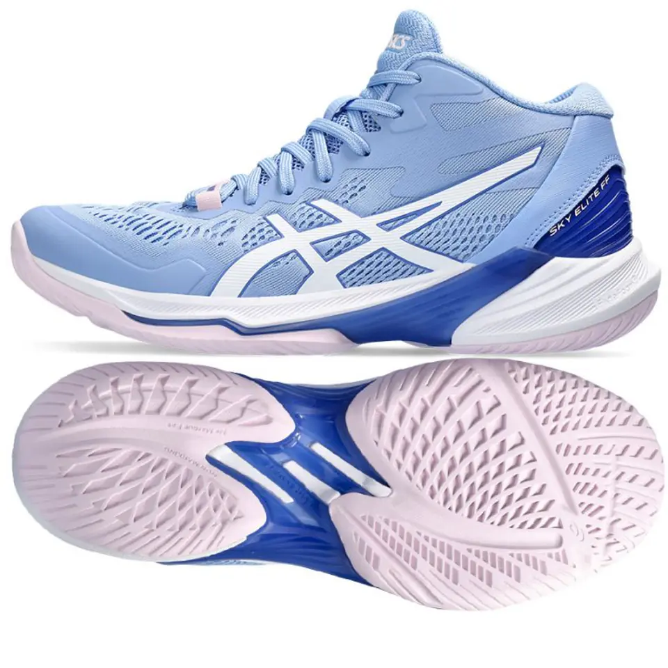 ⁨Buty siatkarskie Asics Sky Elite FF MT 2 W (kolor Niebieski, rozmiar 40)⁩ w sklepie Wasserman.eu