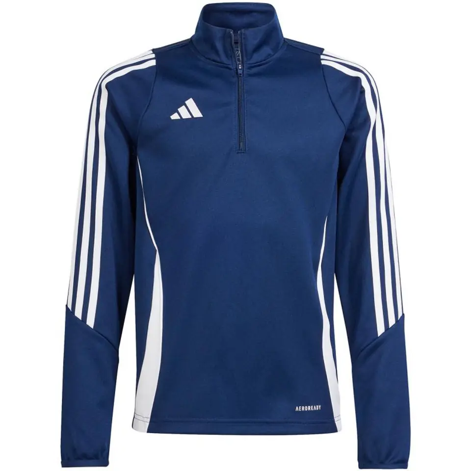 ⁨Bluza dla dzieci adidas Tiro 24 Training Top granatowa IR9360 128cm⁩ at Wasserman.eu