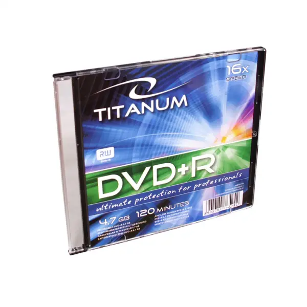 1292 DVD+R 4,7 GB X16 - Slim 1 sztuka Titanum w sklepie Wasserman.eu