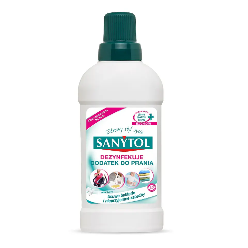 ⁨SANYTOL Dezynfekujący dodatek do prania 500ml⁩ w sklepie Wasserman.eu