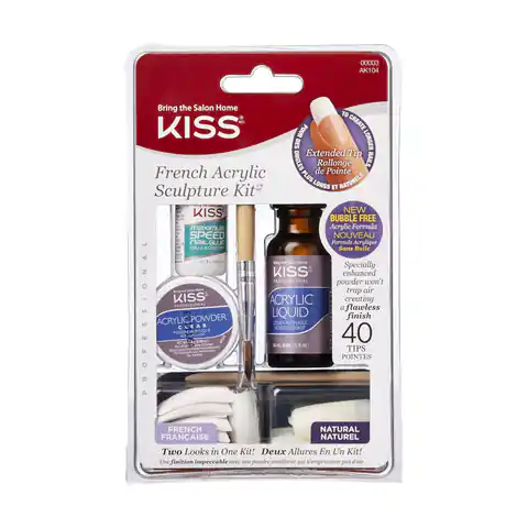 ⁨KISS French Acrylic Sculpture Kit Zestaw do paznokci akrylowych⁩ w sklepie Wasserman.eu