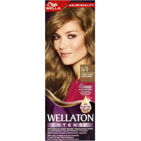 ⁨WELLA Wellaton Intense Farba do włosów 6/0 - Ciemny Blond 1op.⁩ w sklepie Wasserman.eu