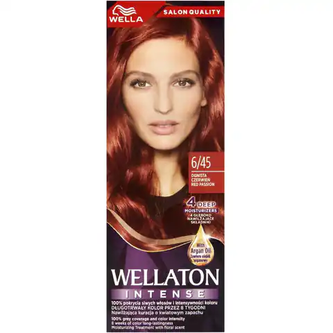 ⁨WELLA Wellaton Intense Farba do włosów 6/45 - Ognista Czerwień 1op.⁩ w sklepie Wasserman.eu