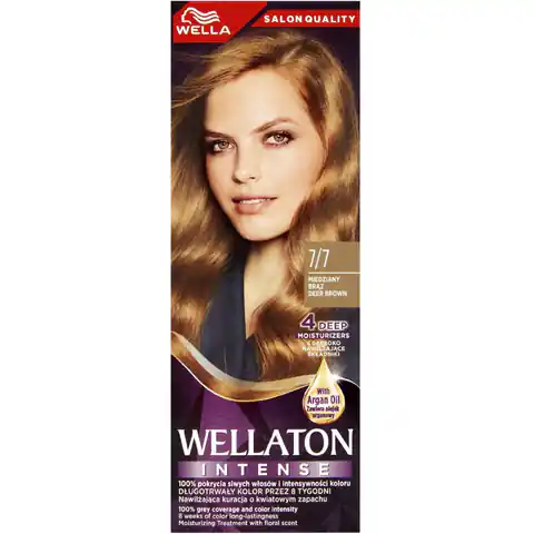 ⁨WELLA Wellaton Intense Farba do włosów 7/7 - Miedziany Brąz 1op.⁩ w sklepie Wasserman.eu