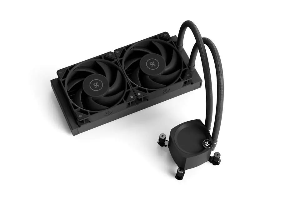 ⁨EK Water Blocks EK-Nucleus AIO CR240 Dark Complete Water Cooling - Black⁩ at Wasserman.eu