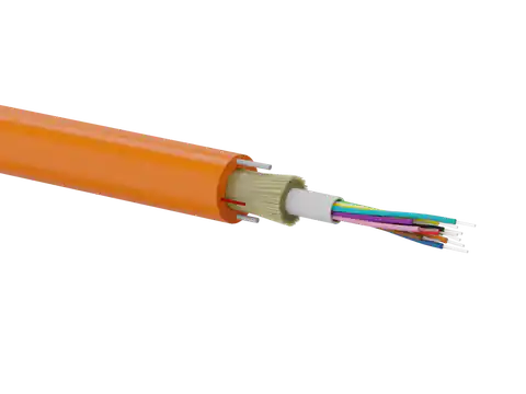 ⁨Kabel światłowodowy OS2 zewnętrzny DAC do bezpośredniego układania w ziemi, pomarańczowy SM 4J 9/125 G652D Fca PE ALANTEC⁩ w sklepie Wasserman.eu