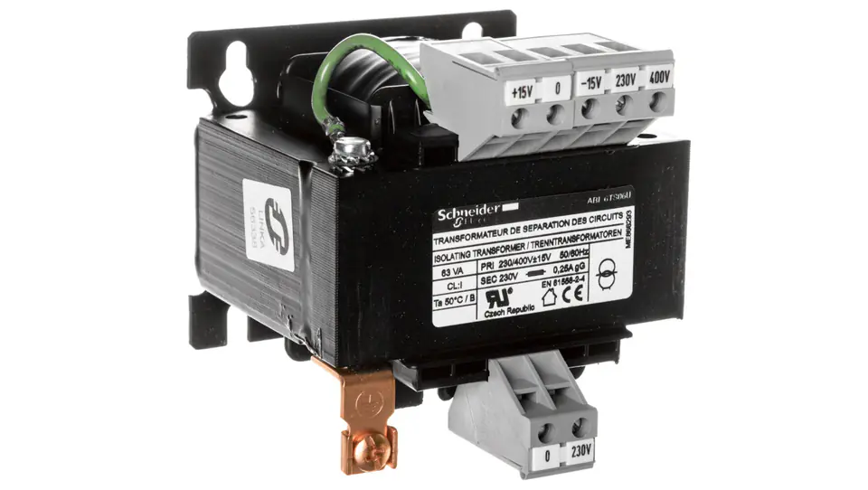 1-phase transformer 63VA 230(400)V/230V ABL6TS06U at Wasserman.eu