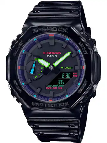 ⁨Zegarek Casio G-Shock GA-2100RGB-1AER⁩ w sklepie Wasserman.eu