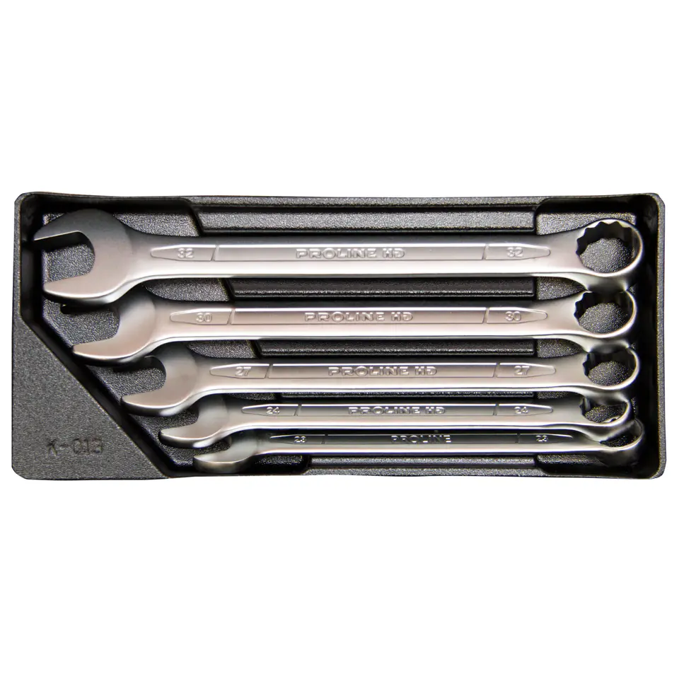 ⁨58713 Tray number 13 - combination wrenches - flat, 5 pieces, empty⁩ at Wasserman.eu