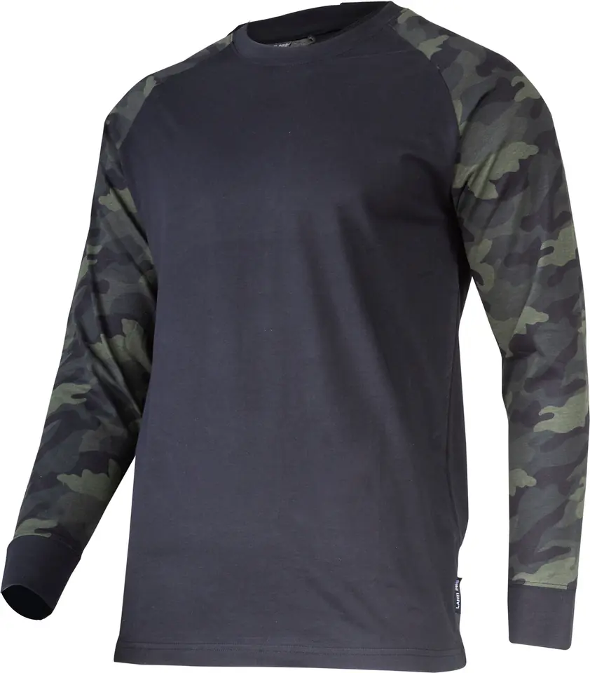 ⁨Koszulka z dł. rękaw. 190g/m2, moro-czar., "3xl", ce,lahti⁩ w sklepie Wasserman.eu