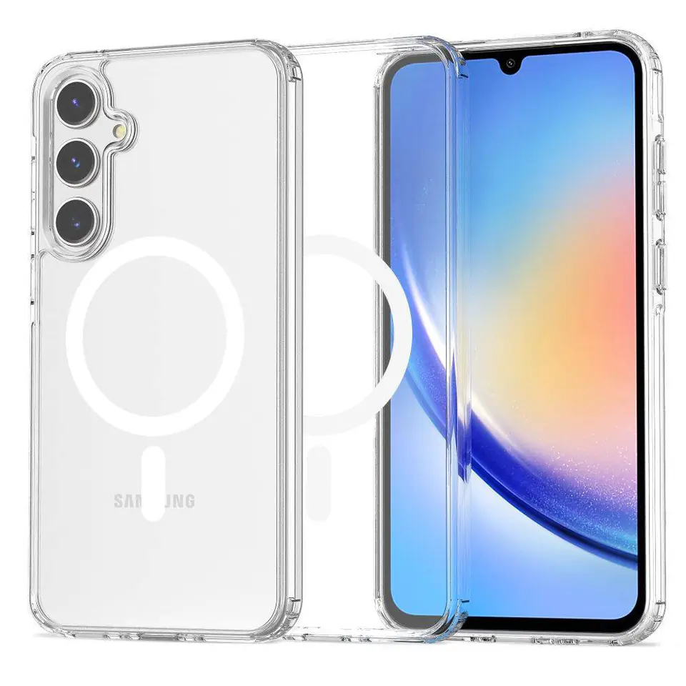 ⁨Etui SAMSUNG GALAXY A35 5G Tech-Protect FlexAir Hybrid MagSafe transparentne⁩ w sklepie Wasserman.eu