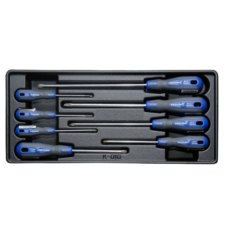 ⁨Phillips screwdriver tray 8pcs. Empty⁩ at Wasserman.eu