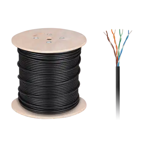 ⁨Computer cable - UTPCat5e twisted pair cable + gel⁩ at Wasserman.eu