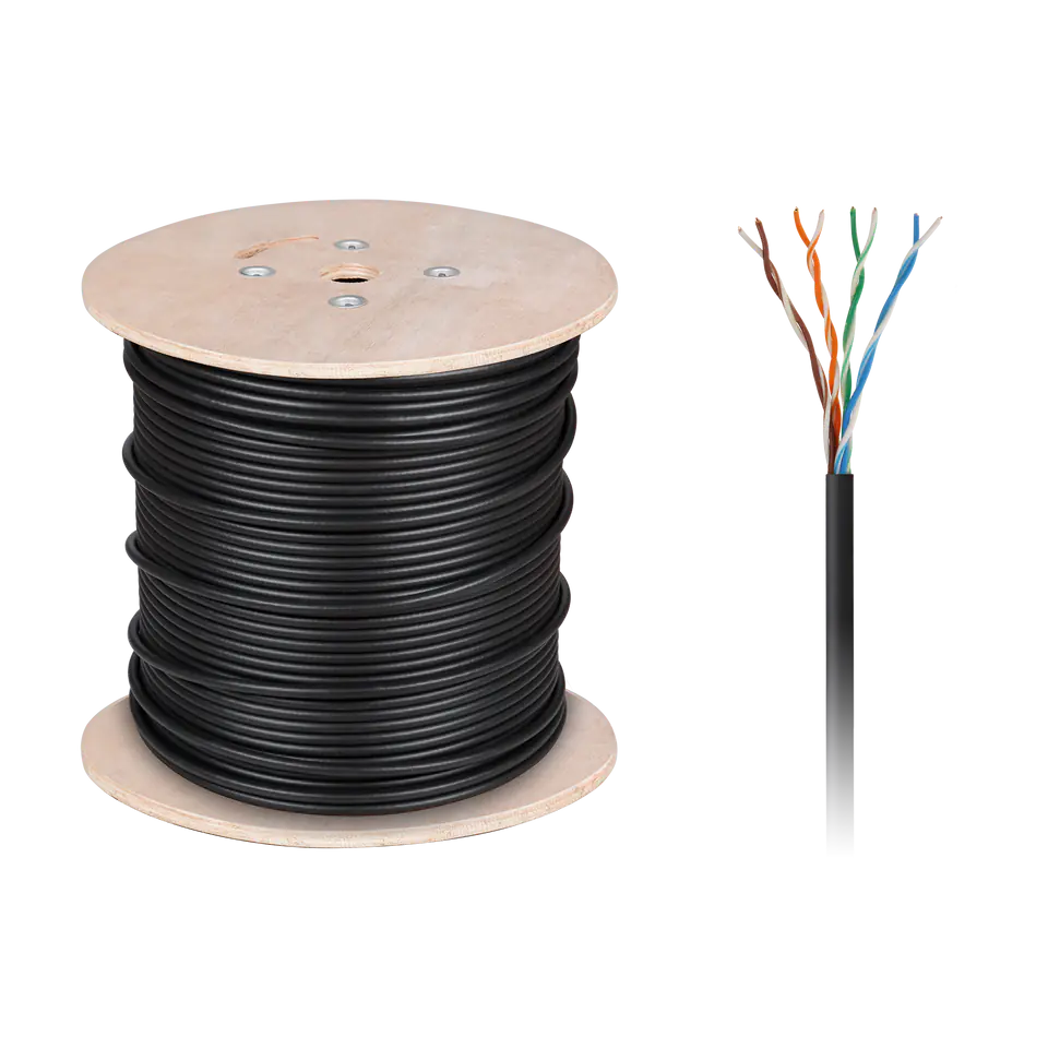 ⁨Computer cable - UTPCat5e twisted pair cable + gel⁩ at Wasserman.eu