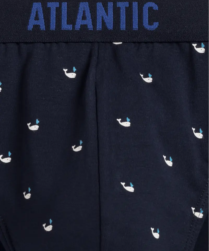 SLIPY ATLANTIC 3MP-158 WL24 GRA/NIE/GRA (kolor granat, rozmiar M) w sklepie Wasserman.eu