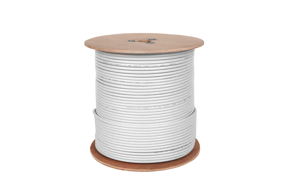 ⁨Coaxial cable F690BV A white spool 305m⁩ at Wasserman.eu