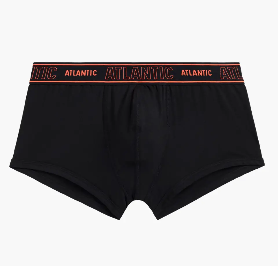 ⁨SZORTY ATLANTIC MH-1191 WL24 CZA/KORAL (kolor czarny-koral, rozmiar XL)⁩ w sklepie Wasserman.eu