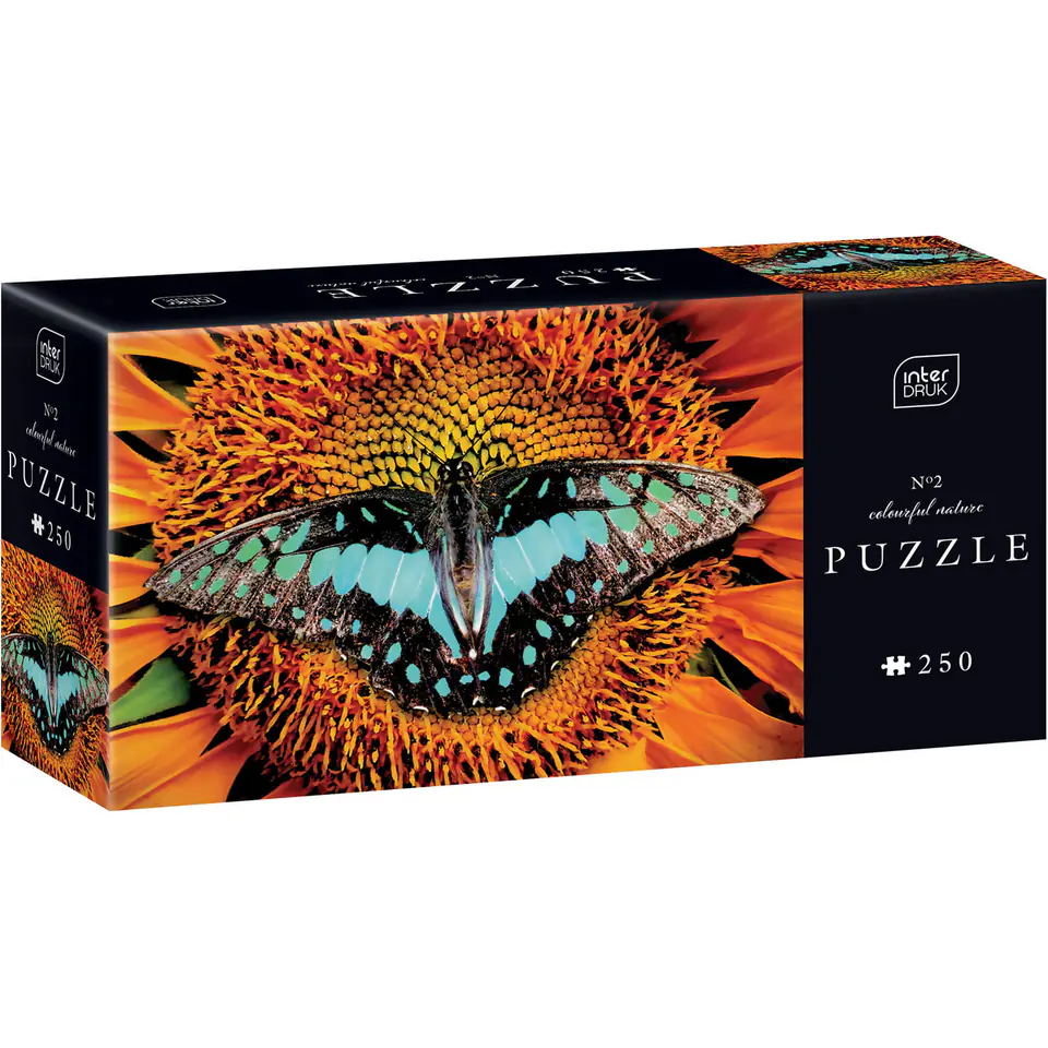 ⁨Puzzle 250 Colourful Nature 2 Butterfly PUZ250CN2B INTERDRUK⁩ w sklepie Wasserman.eu