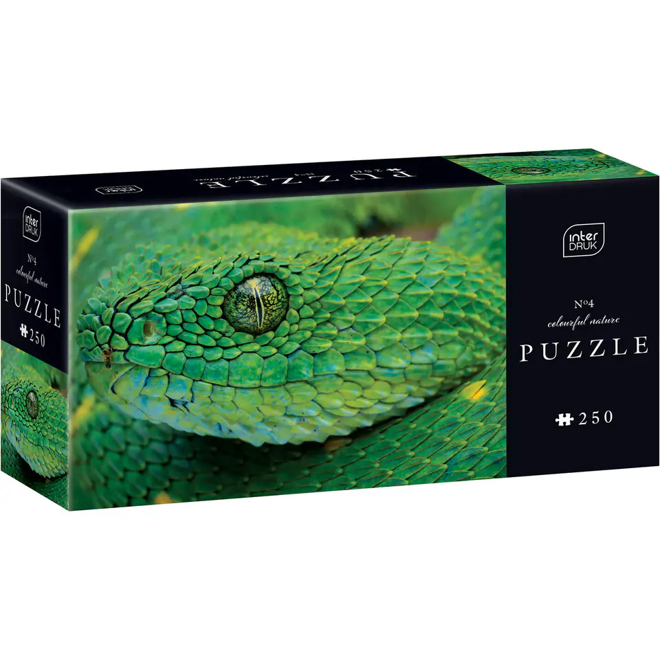 Puzzle 250 Colourful Nature 4 Snake PUZ250CN4S INTERDRUK w sklepie Wasserman.eu