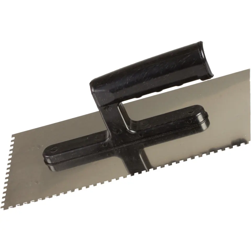 ⁨ADHESIVE SPREADING TROWEL - 13*27 CM, " TOOTH 4*4 MM"⁩ at Wasserman.eu