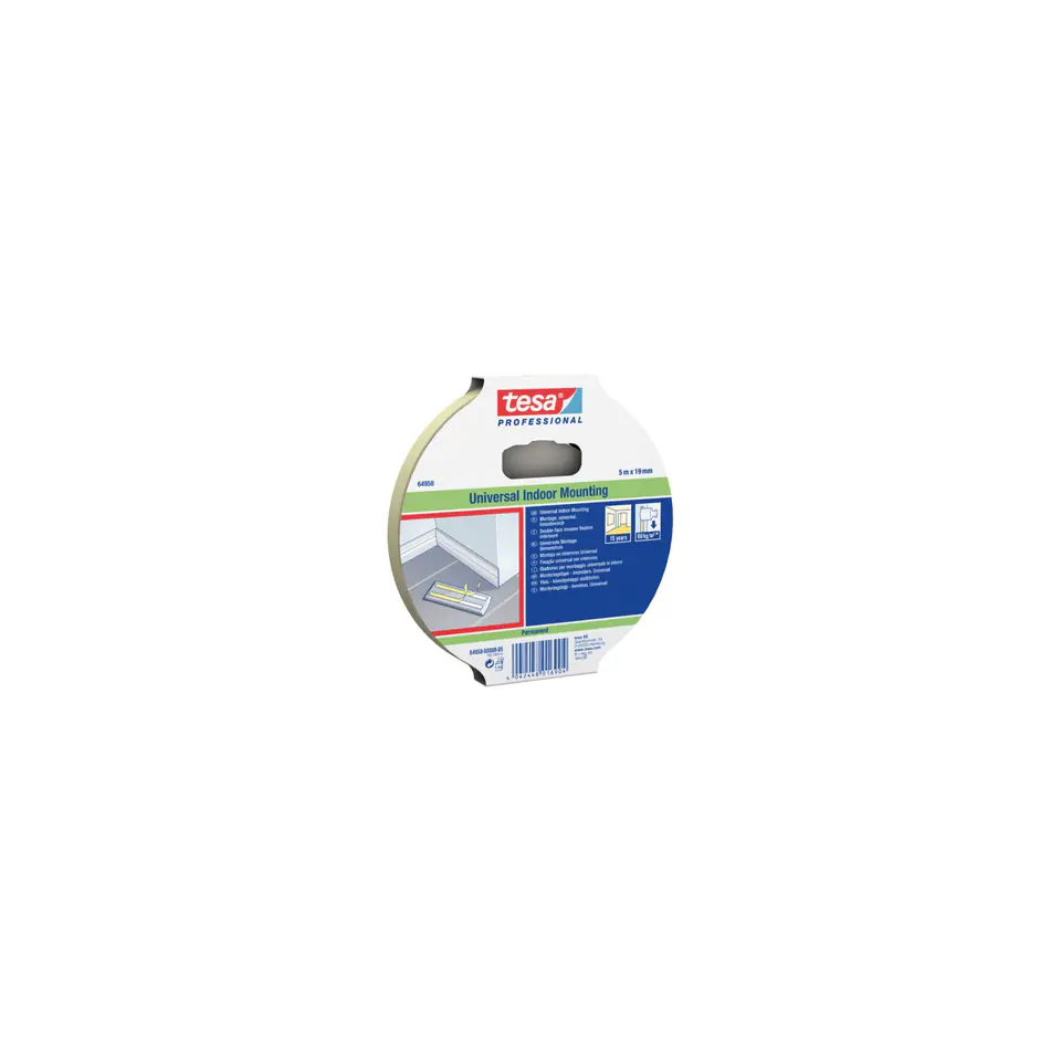 ⁨Universal Foam Mounting Tape 5m:19mm[h6495820]⁩ at Wasserman.eu