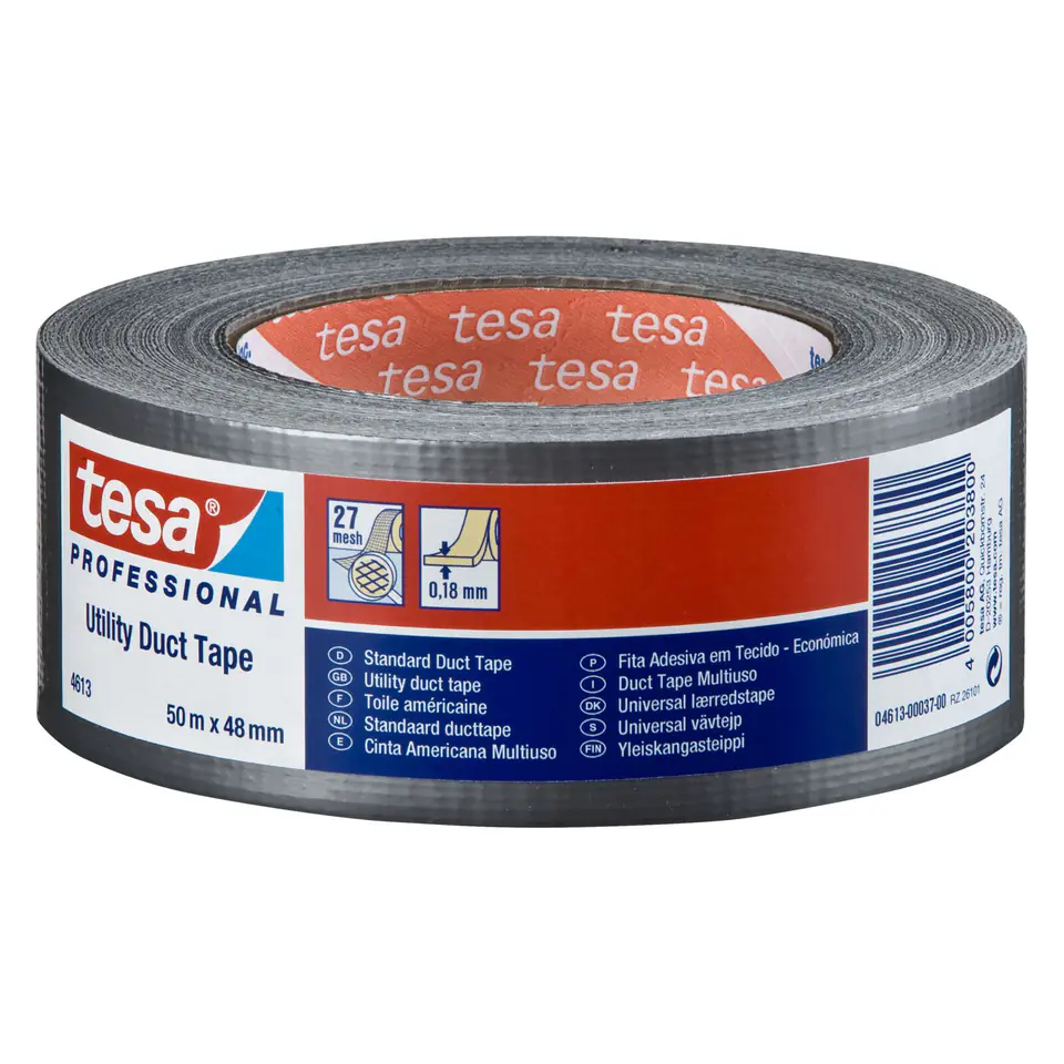 ⁨Taśma naprawcza duct tape 50m:50mm, srebrna(h0461347)⁩ w sklepie Wasserman.eu