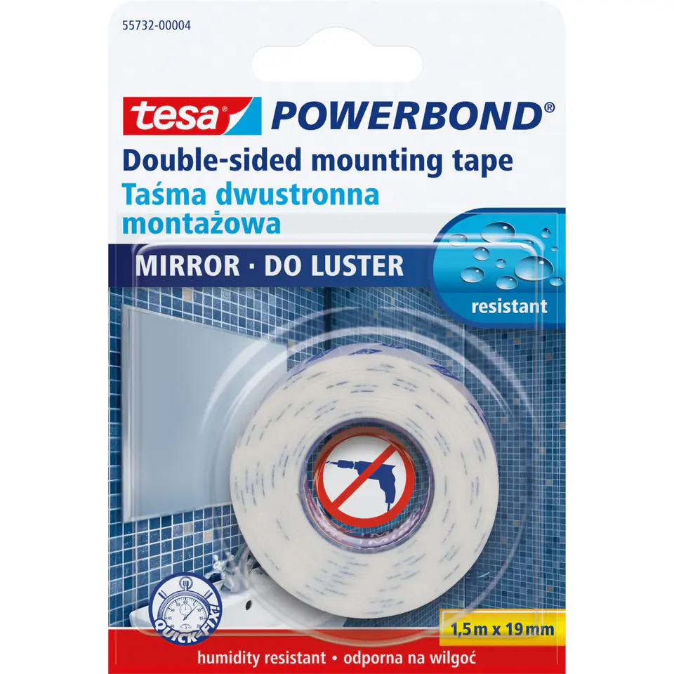 ⁨Tape mount.dwustr.pian.1.5m:19mm for mirrors (h5573204) pro⁩ at Wasserman.eu