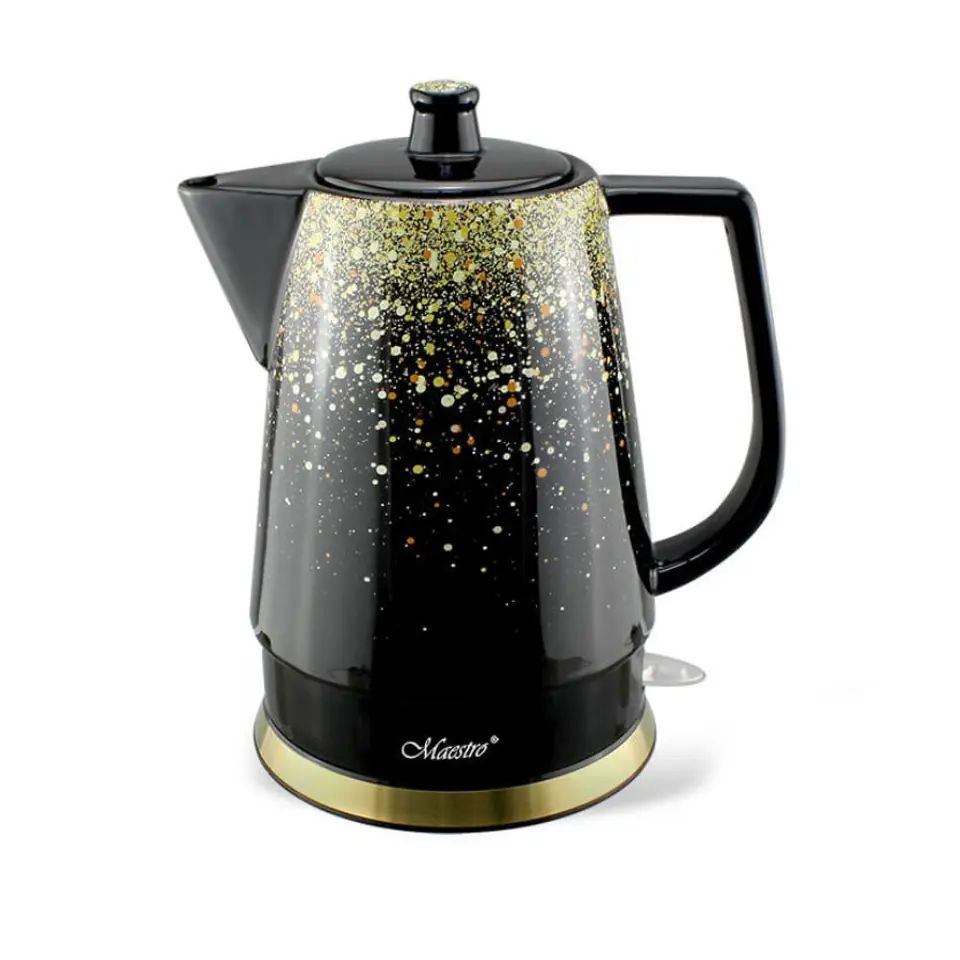 ⁨Czajnik elektryczny ceramiczny MAESTRO MR-074-GOLD⁩ w sklepie Wasserman.eu