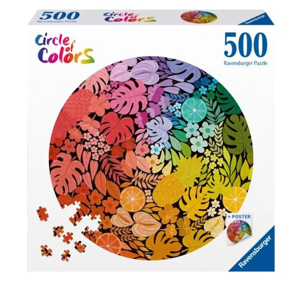 Puzzle 2D 500 Paleta kolorów. Tropiki w sklepie Wasserman.eu