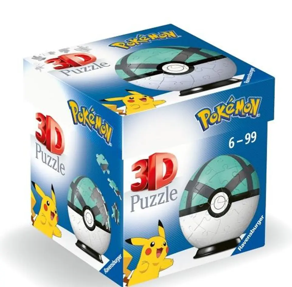 Puzzle 3D Kula: Pokemon Net Ball w sklepie Wasserman.eu
