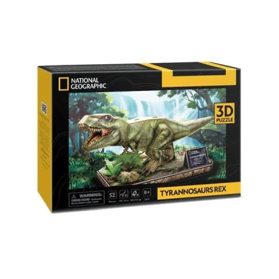 ⁨Puzzle 3D T-Rex National Geographic⁩ w sklepie Wasserman.eu