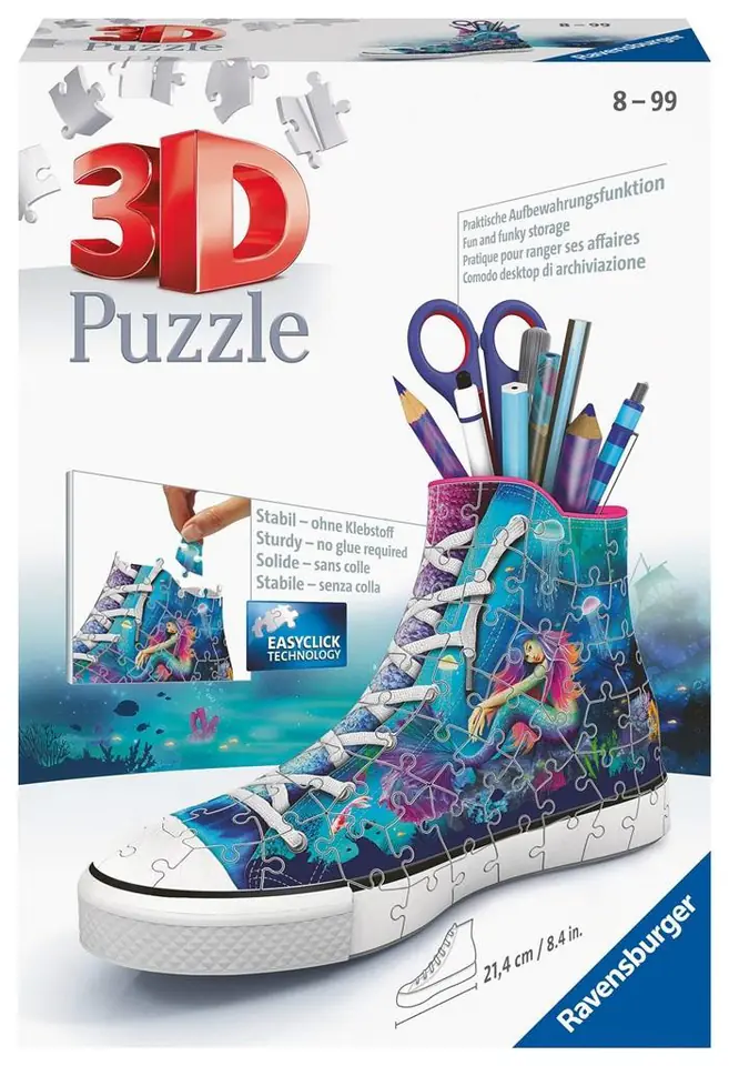 ⁨3D Puzzle Mermaid Sneakers⁩ at Wasserman.eu