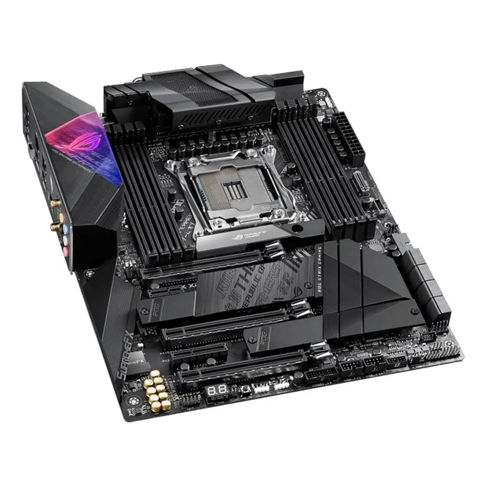 ⁨ASUS ROG Strix X299-E Gaming II, Intel X299 Motherboard - Socket 2066⁩ at Wasserman.eu