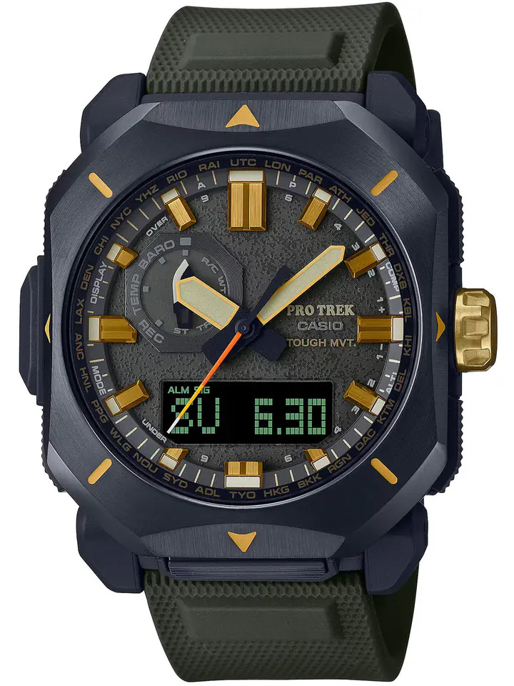 ⁨ZEGAREK MĘSKI CASIO PROTREK Octagon PRW-6900Y-3ER + BOX⁩ w sklepie Wasserman.eu